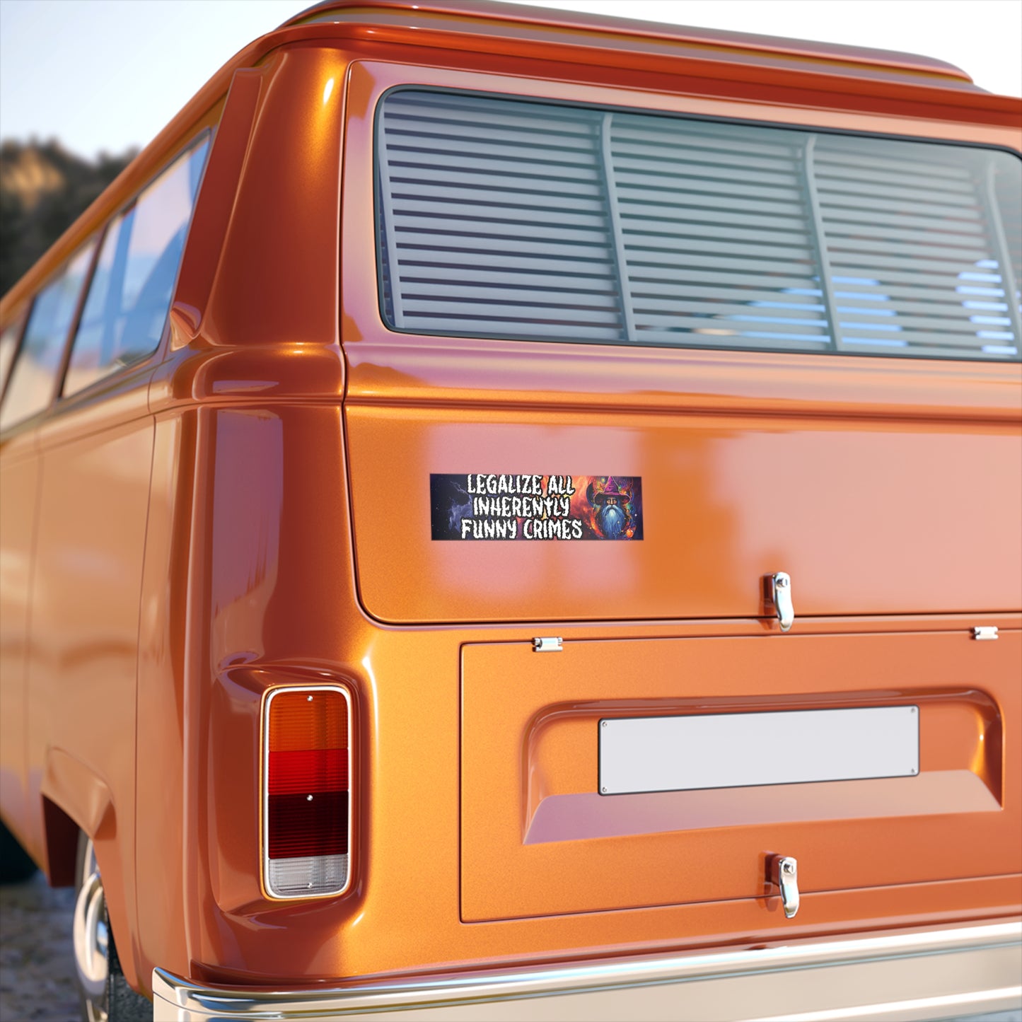 Legalize all Funny Crimes Bumper Sticker
