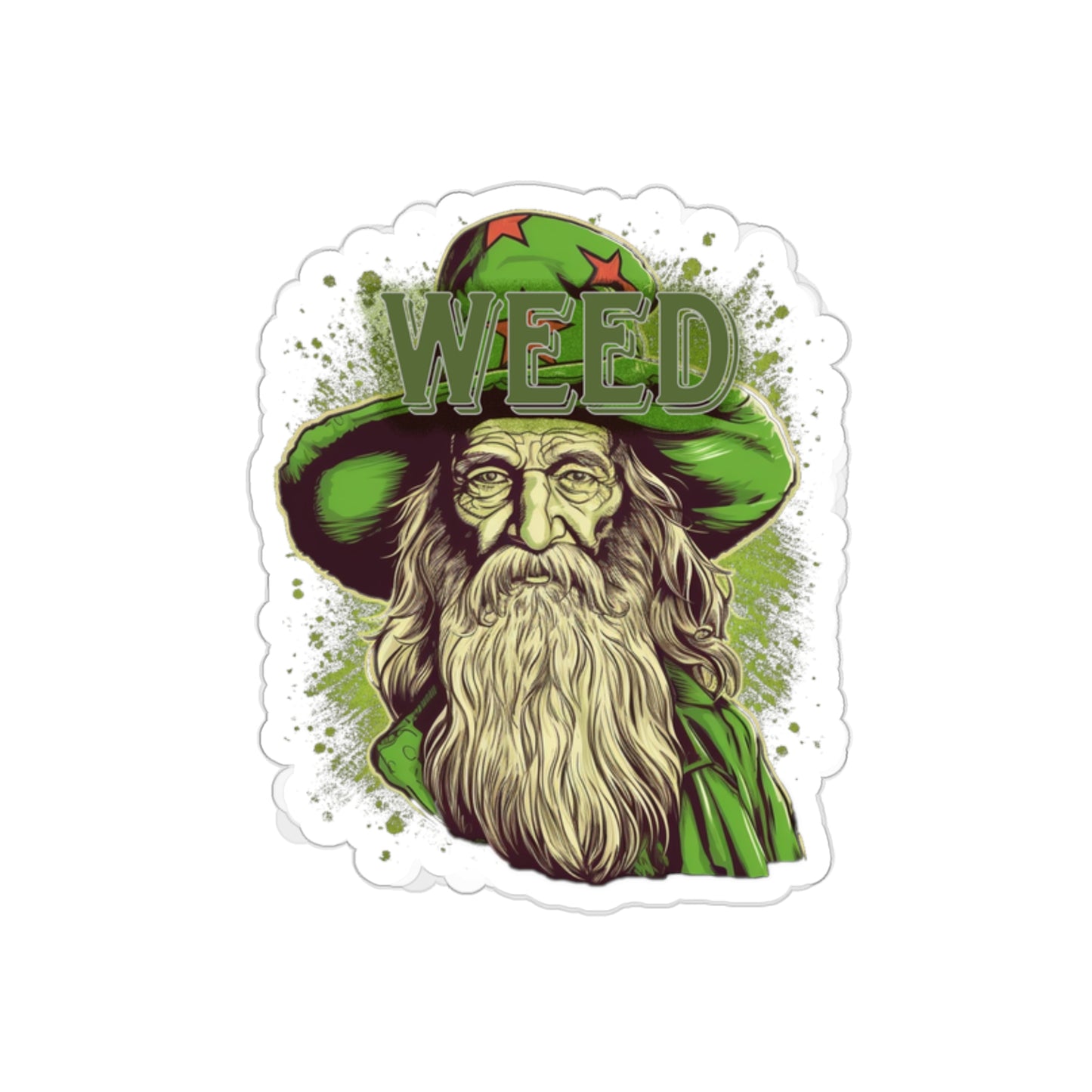 Weed Wiz-Cut Sticker