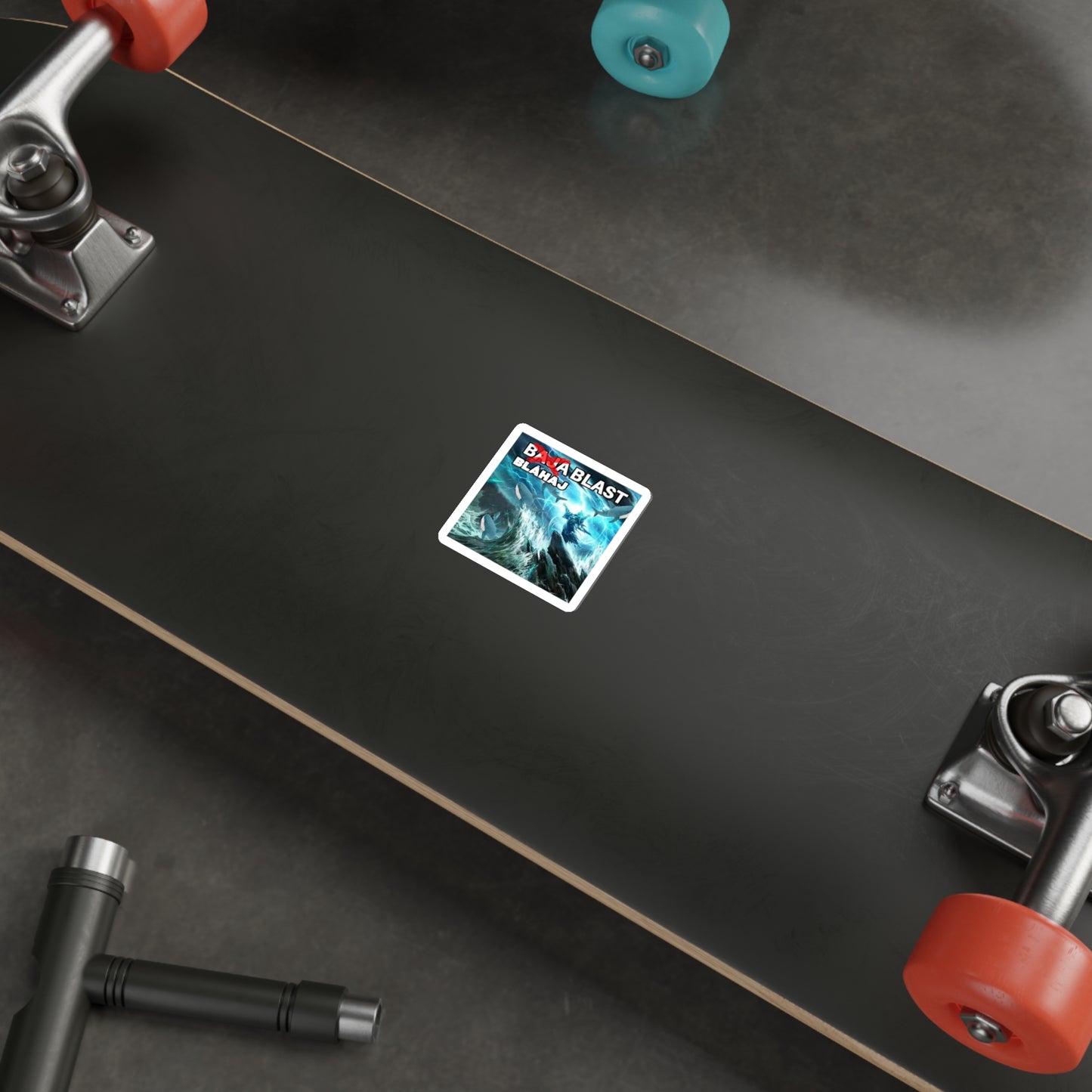 BLÅHAJ Blast Wiz-Cut Stickers
