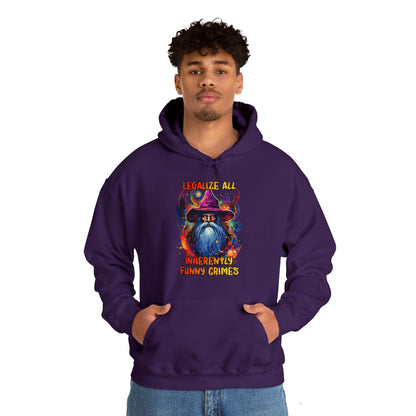 Legalize all Funny Crimes Hoodie