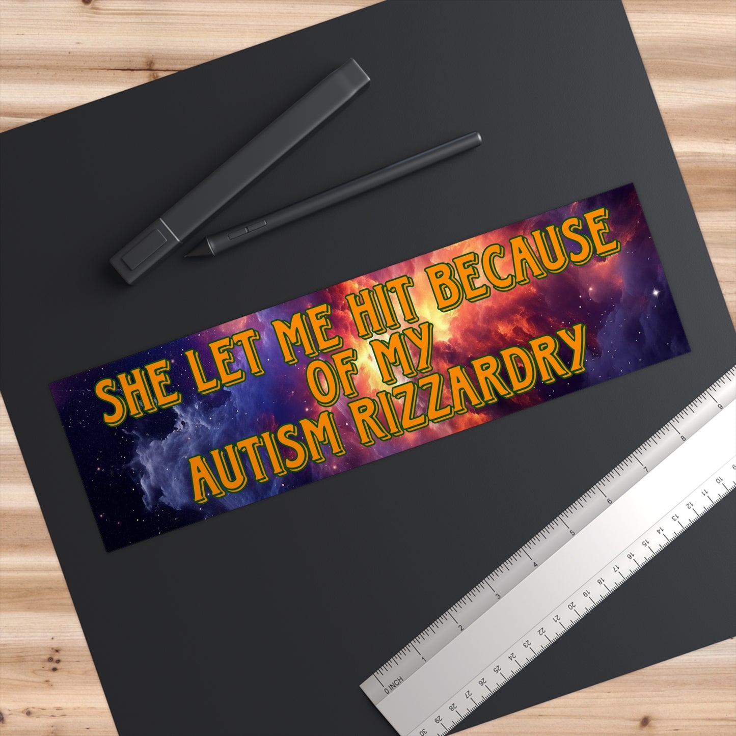 Autism Rizzardry Bumper Sticker