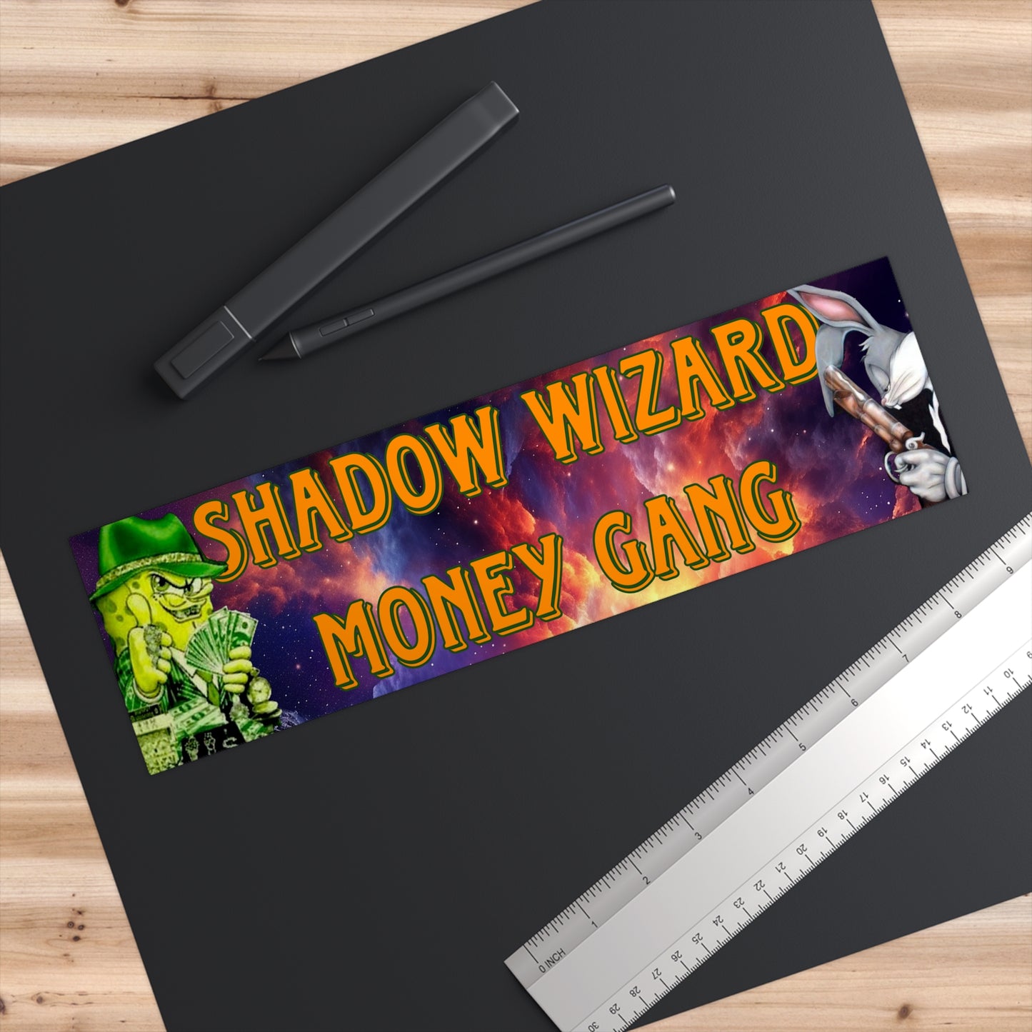 Shadow Wizard Money Gang Bumper Sticker