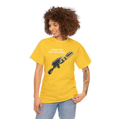 Wizard's Staff (can only cast fireball) Tee