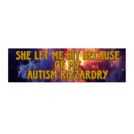 Autism Rizzardry Bumper Sticker