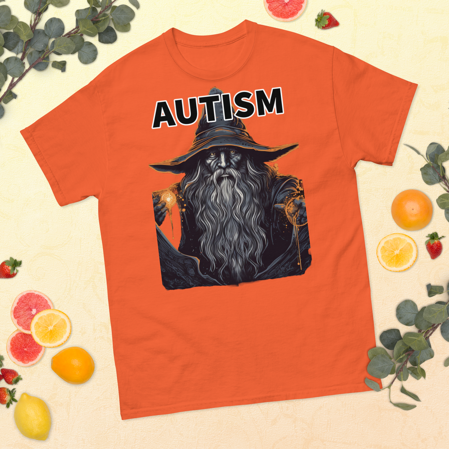 Enchantaut Spectrum Tee: Embrace the Magical Brilliance of Wizard Autism!